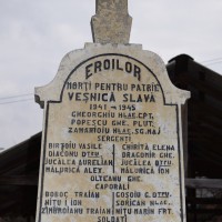 Valea Zimbrului - Monumentul Eroilor căzuți în Primul și al Doilea Război Mondial și în Războiul de Independență